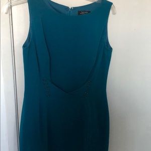 Tahari blue dress